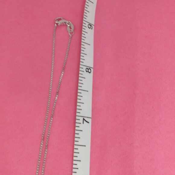 silver diamond cross,with box chain! - Picture 8 of 10